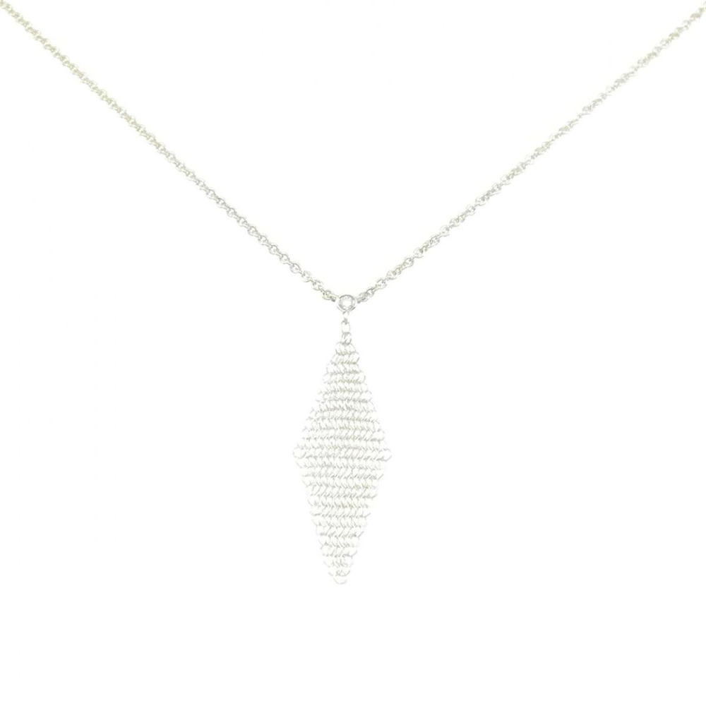 Tiffany Co Mesh Necklace Sterling Silver